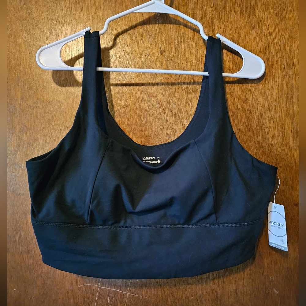 🎄 Jockey black Sports bra